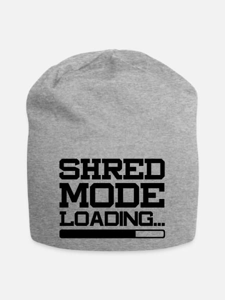 SHRED MODE LOADING - Jersey-Beanie - Grau meliert