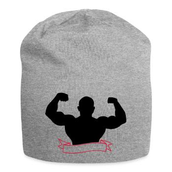 Bodybuilder - Bonnet en jersey - gris chiné - Devant
