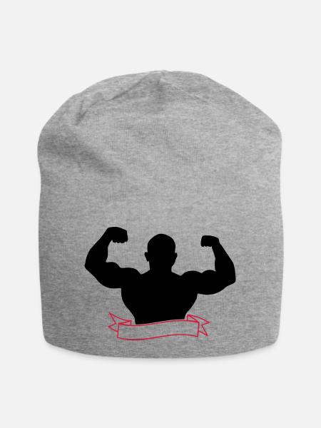 Bodybuilder - Bonnet en jersey - gris chiné