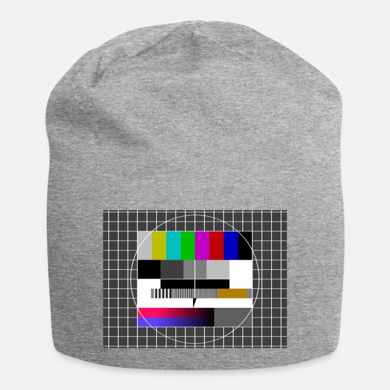 Testbild - Jersey-Beanie - Grau meliert