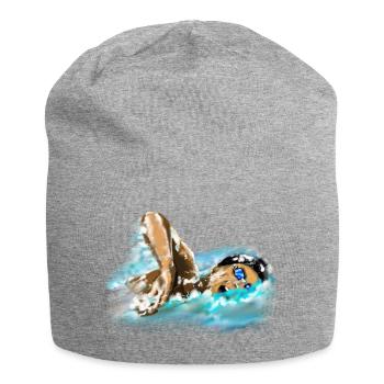 swimmer - Jersey Beanie - heather grey - Front