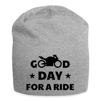 Biker Motorbike Motorrad Moto Motard Speed Sport - Jersey Beanie - heather grey - Front