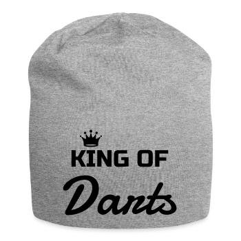 Darts Ziel Sport Sportler Spieler - Jersey-Beanie - Grau meliert - Vorne