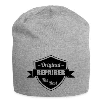 Reparatur / Repairman / Repairer / Repair - Jersey-Beanie - Grau meliert - Vorne