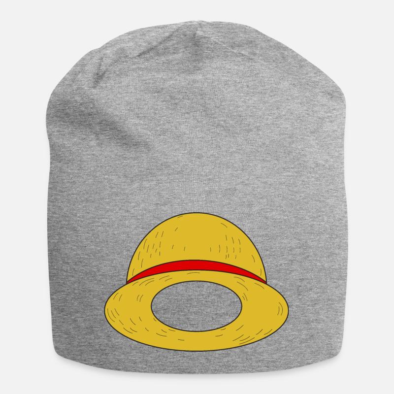 Luffy"s Straw Hat - Bonnet en jersey - gris chiné