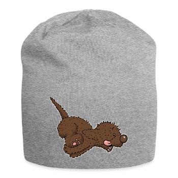 Pili1 2 - Bonnet en jersey - gris chiné - Devant