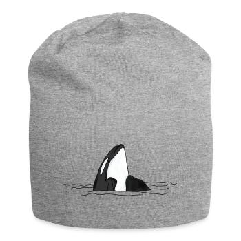 Orca - Bonnet en jersey - gris chiné - Devant