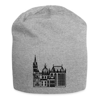 Ville d’Aix-la-Chapelle, Dom, Lineart - Bonnet en jersey - gris chiné - Devant