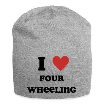 J’aime le four wheeling - Bonnet en jersey - gris chiné - Devant
