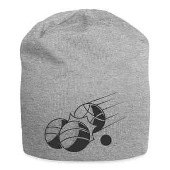 Boules de boule pour Bouler Boules Boulekugel - Bonnet en jersey - gris chiné - Devant