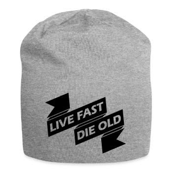 Vivre vite mourir - Bonnet en jersey - gris chiné - Devant