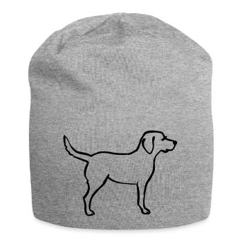 Labrador - Jersey-Beanie - Grau meliert - Vorne