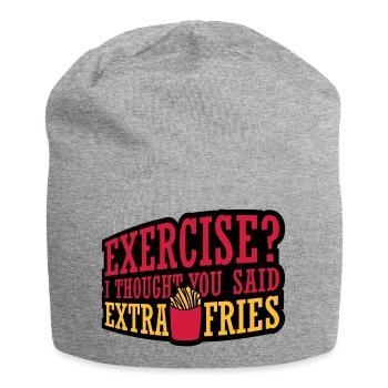 Exercice Extra Fries Citation - Bonnet en jersey - gris chiné - Devant