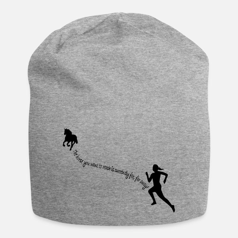 far away - Jersey-Beanie - Grau meliert