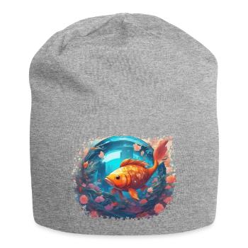 Sunfish Reflections - Jersey Beanie - heather grey - Front