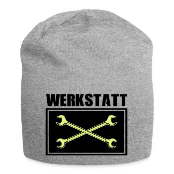 werkzeug werkstatt - Jersey-Beanie - Grau meliert - Vorne