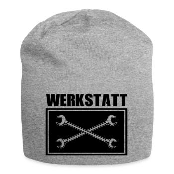 werkzeug werkstatt - Jersey-Beanie - Grau meliert - Vorne