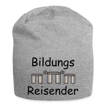 Voyageur éducatif - Bonnet en jersey - gris chiné - Devant