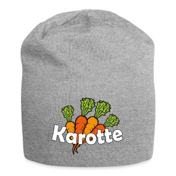 Carrot - Jersey Beanie - heather grey - Front