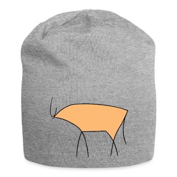Bull - Jersey Beanie - heather grey - Front