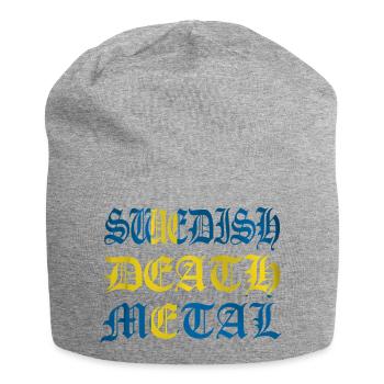 Schwedischer Tod - Jersey-Beanie - Grau meliert - Vorne