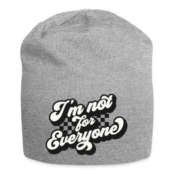 Je ne suis pas pour toutes les expressions - Bonnet en jersey - gris chiné - Devant