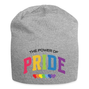 LGBT Pride Month - The Power of Pride - Jersey Beanie - heather grey - Front