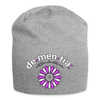Rencontrez-les là où ils sont conscients de la démence - Bonnet en jersey - gris chiné - Devant