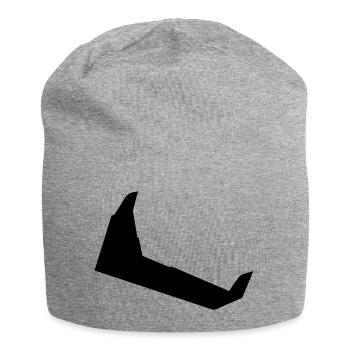nuri - Jersey-Beanie - Grau meliert - Vorne