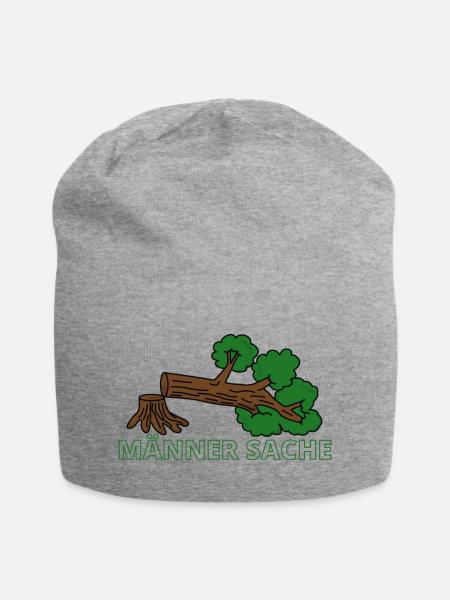 Männer Sache Holzfäller - Jersey-Beanie - Grau meliert
