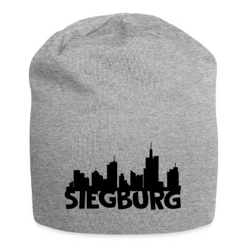 Siegburg Skyline - Jersey-Beanie - Grau meliert - Vorne