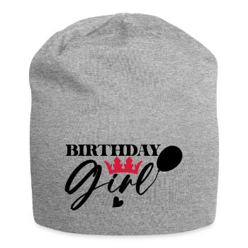 Birthday Queen 13 Happy Birthday - Jersey Beanie - heather grey - Front