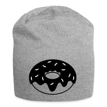 donut - Jersey Beanie - heather grey - Front