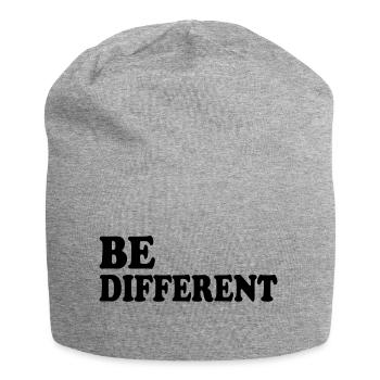 Be different - Jersey-Beanie - Grau meliert - Vorne