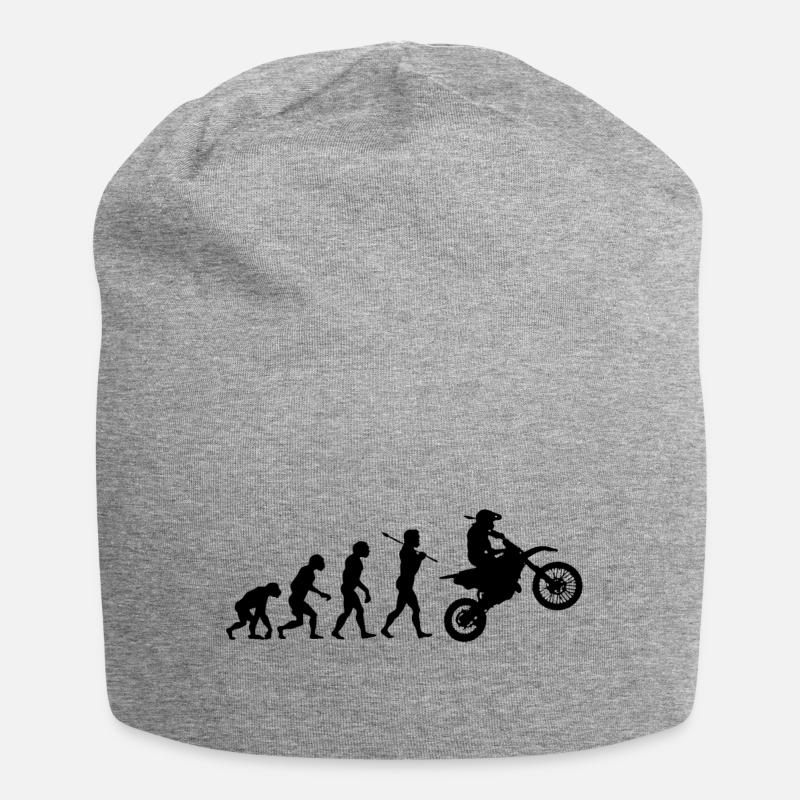 Biker evolution - Jersey Beanie - heather grey