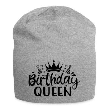 Birthday Queen 1 Happy Birthday - Jersey-Beanie - Grau meliert - Vorne