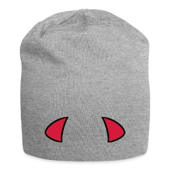 Ears devil ears oreilles diable - Jersey Beanie - heather grey - Front