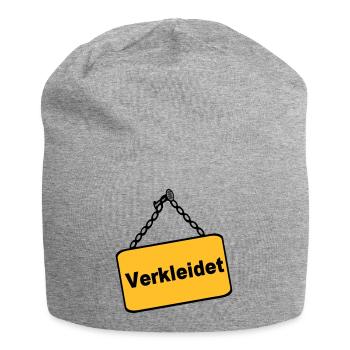 Party Shirt ,Feiern , Karneval, Verkleidet(25) - Jersey-Beanie - Grau meliert - Vorne