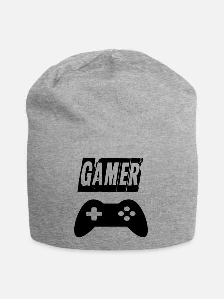 Spieler - Jersey-Beanie - Grau meliert