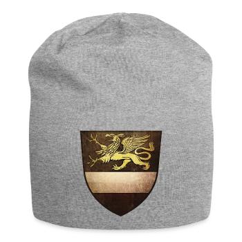 Rostock | Vintage Style | Griffin - Jersey Beanie - heather grey - Front