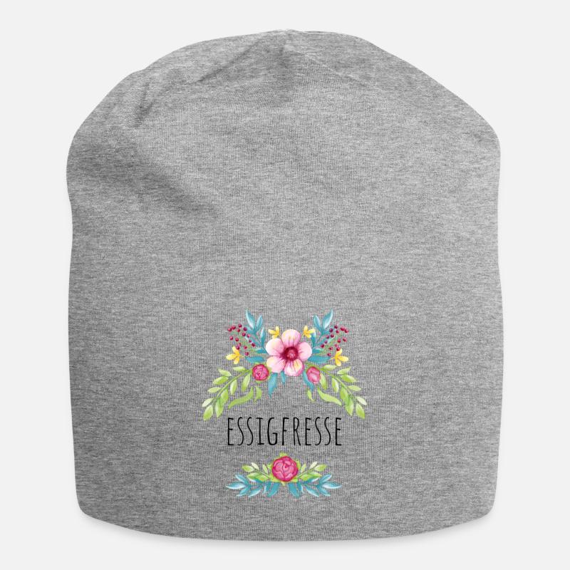 Essigfresse - Jersey-Beanie - Grau meliert