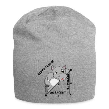 Hippotenuse Cool Fun Shirt Pythagore Math Lovers - Bonnet en jersey - gris chiné - Devant