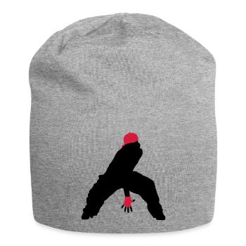 hip hop - Jersey Beanie - heather grey - Front