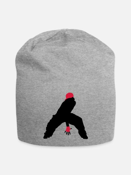breakdance - Bonnet en jersey - gris chiné