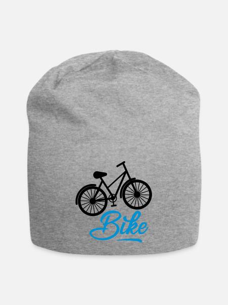 Fahrrad - Jersey-Beanie - Grau meliert