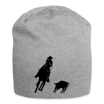 Equitation Western Equestre - Coupe - Bonnet en jersey - gris chiné - Devant