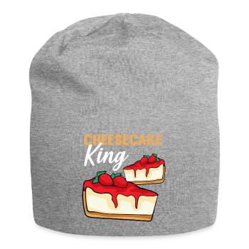 Cheesecake King - Jersey Beanie - heather grey - Front