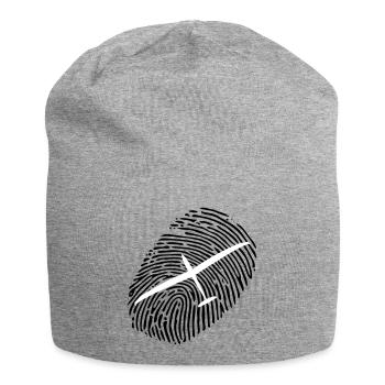 Glider Gliding Gliding Gliding Glider - Jersey Beanie - heather grey - Front