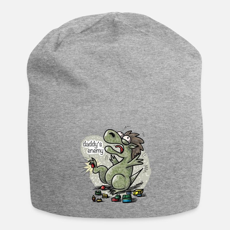 Daddys enemy - Jersey-Beanie - Grau meliert