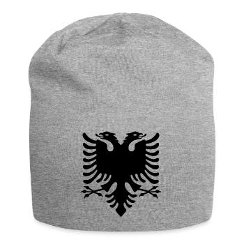 Albanie - Bonnet en jersey - gris chiné - Devant